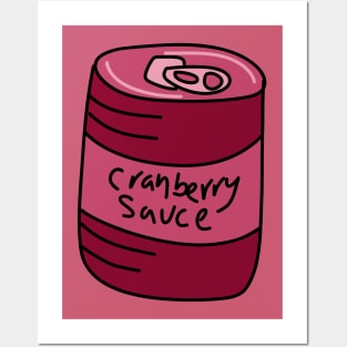 Cute Thanksgiving Cranberry Sauce Doodle, made by EndlessEmporium Posters and Art